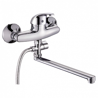 Смеситель для ванны LIGEYA одноручный с длинным изливом 300 мм арт.L2104