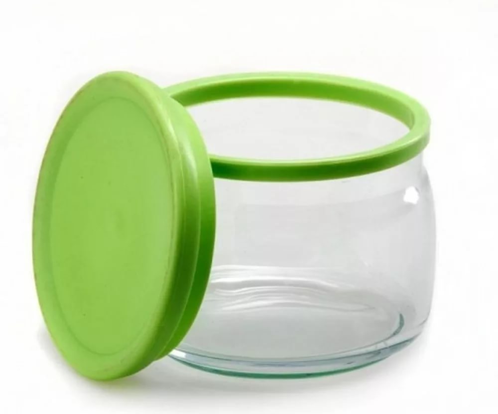 Банка стекл. Чешни 420мл зеленая крышка 43002 - 43002 - купить в АПлайн