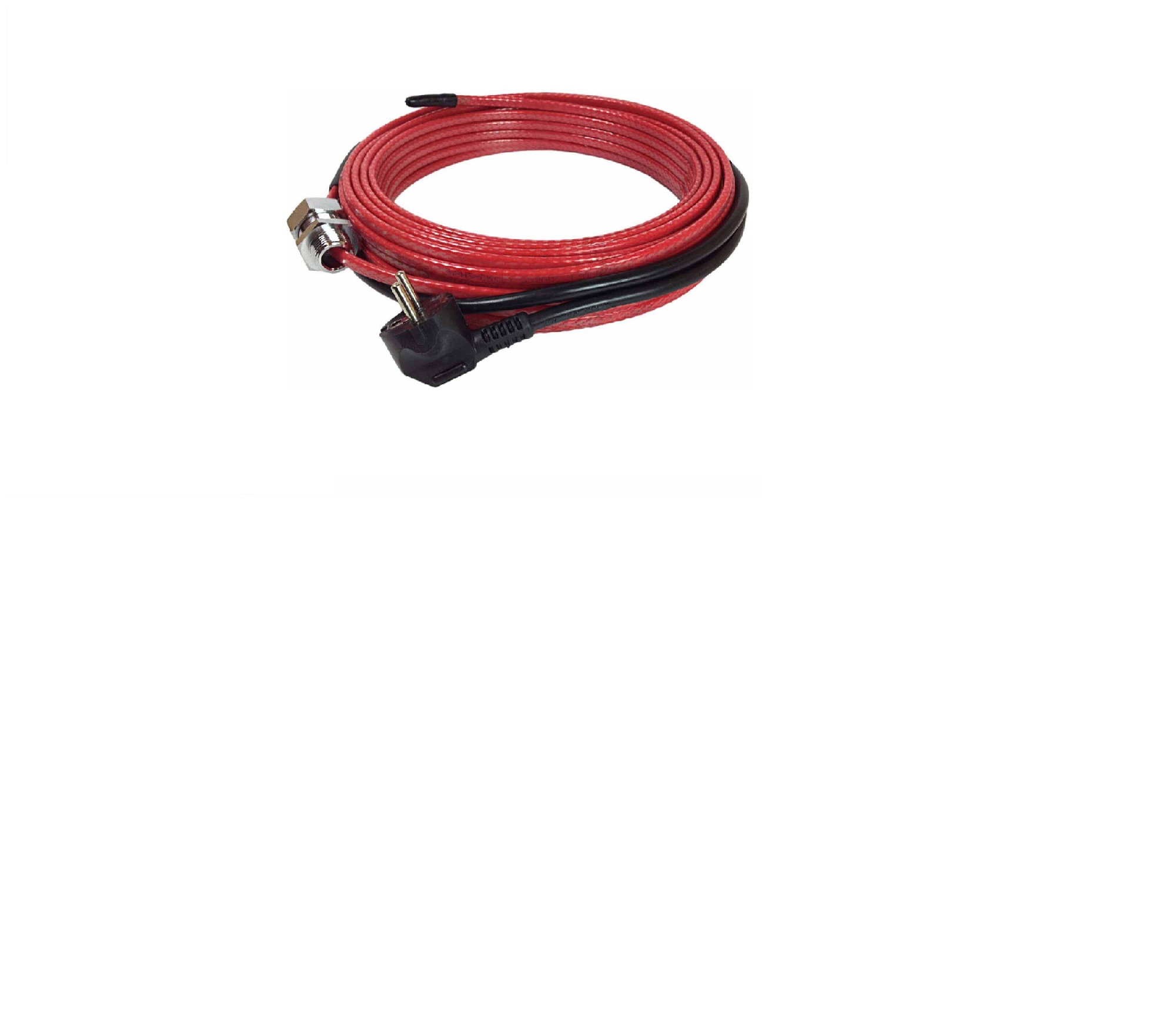 Кабель для обогрева труб саморегулируемый (внутрь трубы) длина 25м (комплект) REXANT