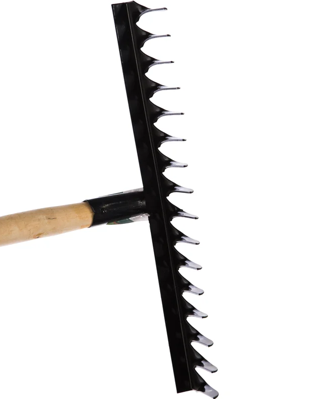 Грабли садово-огородные 16 зубьев витые с черенком в/с