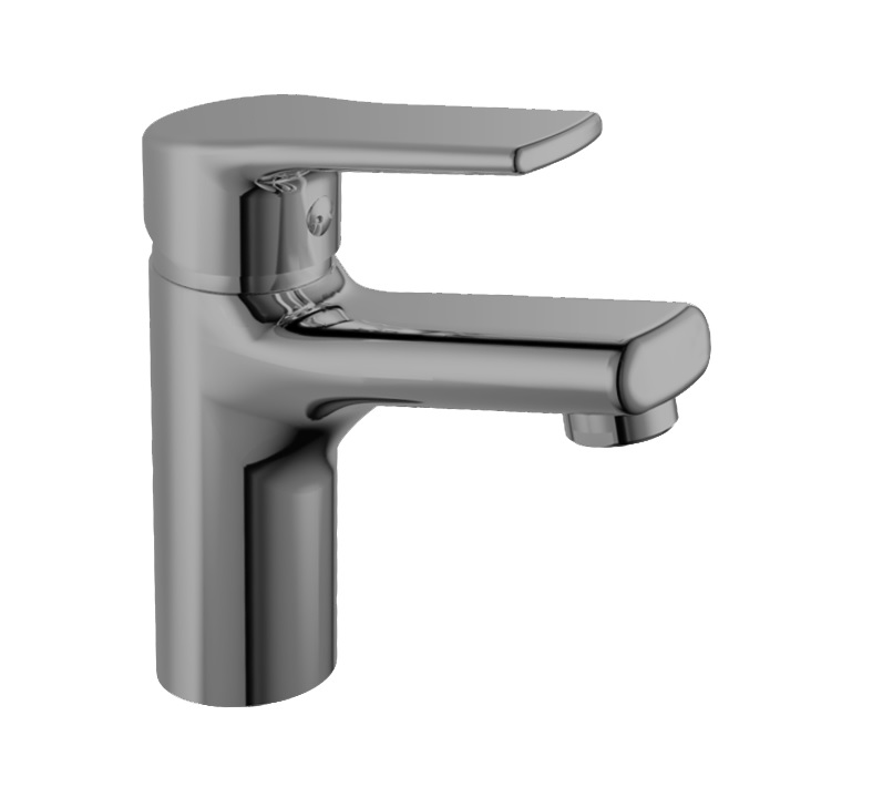 Смеситель для умывальника GOLDEN FOX Темза латунь, пепельный, оружейная сталь 12210-FOX12210-FOX- купить в АПлайн