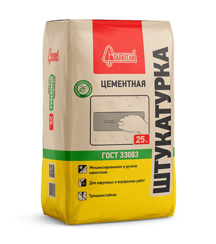 Штукатурка "Старатели" цементная 25кг - 3277/3563 - купить в АПлайн