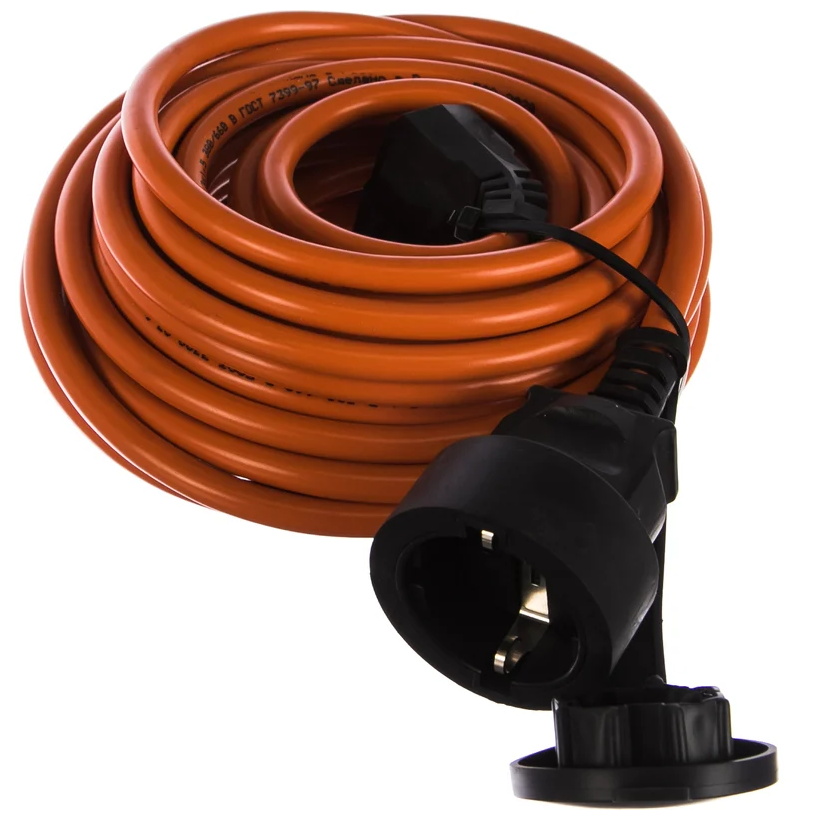 Удлинитель силовой 1ГН 3х1,5 16А 20М земля (до 3500Вт)  UPx-1e-3х1.5-20m-ip44  (В БУХТЕ) /006/