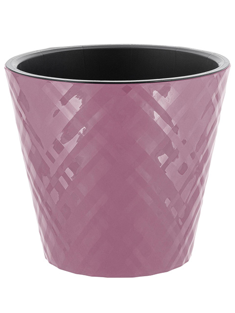 Горшок для цветов InGreen Manhattan D160мм, 1,6 л морозная слива IG670110053