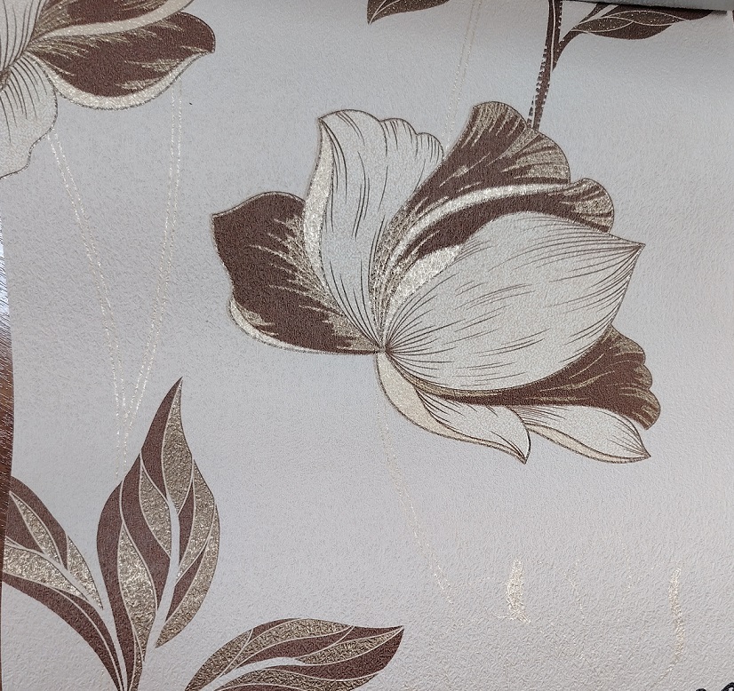 Обои бумажные дуплекс Ярославль Маки 0,53х10м 0371