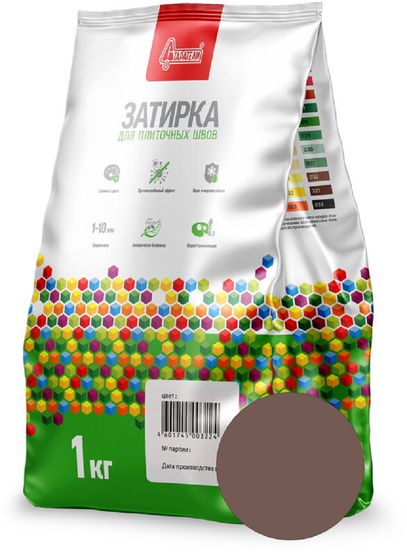 Затирка "Старатели" коричневый 1кг / 321