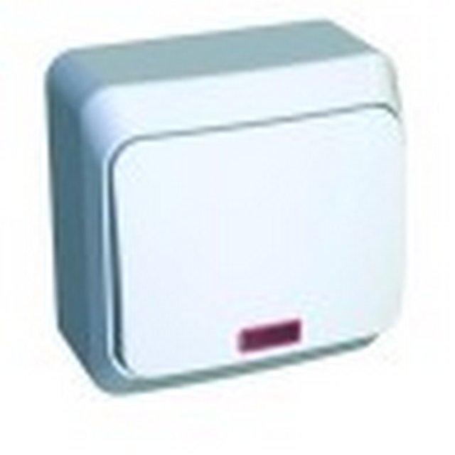 ВЫКЛЮЧАТЕЛЬ 1 ОП "ПРАЛЕСКА" СВЕТ.ИНДИК. А110-214