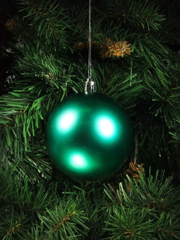 Елочное украшение пласт. Шар 6шт зеленый 8см SYQA-0122345 421777 - SYQA-0122345 421777 - купить в АПлайн