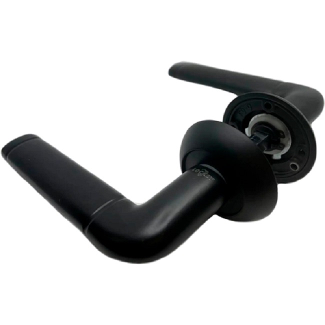 Ручка дверная на розетке LOCKLY TEPO (круг) черный матовый