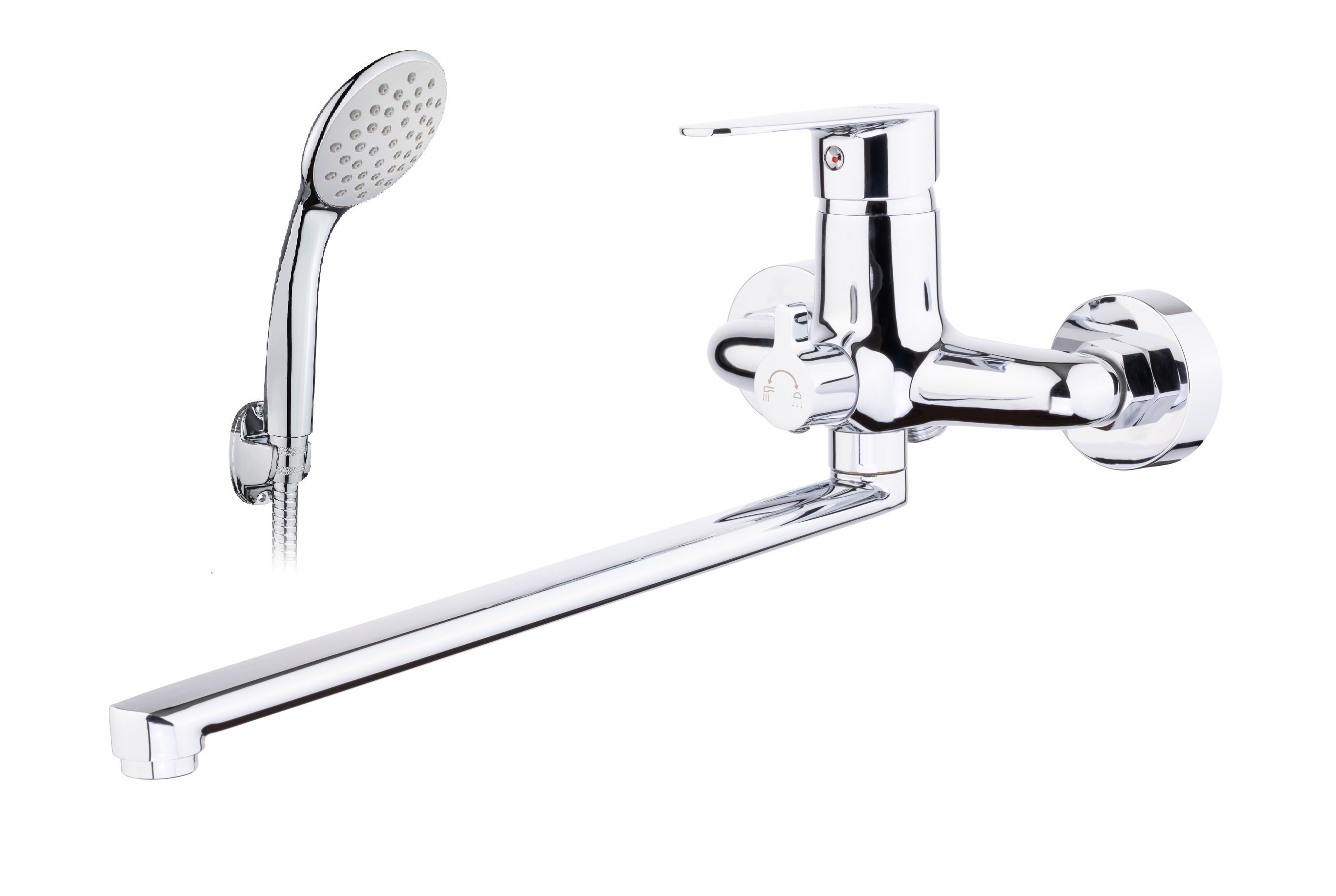 Смеситель для ванны RUSANT латунь,хром,картридж D35,LUX RV1523515-029L