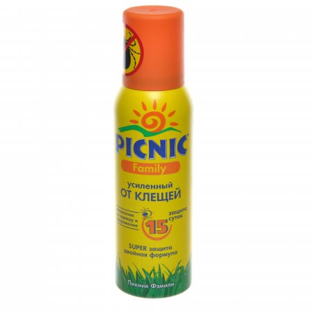 Аэрозоль PICNIC Family от клещей 125мл 03217