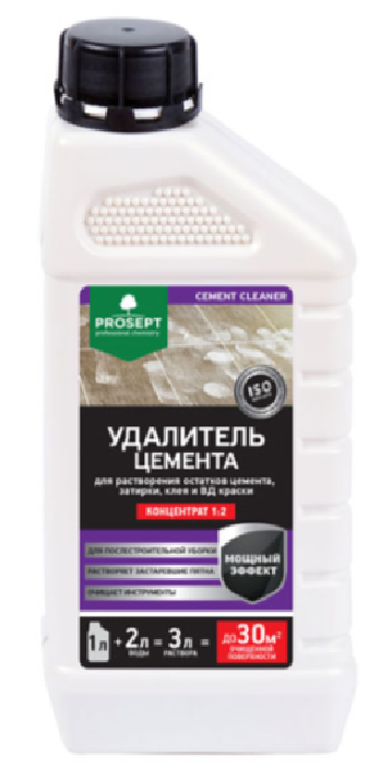 Удалитель цемента PROSEPT CEMENT CLEANER концентрат 1:2/ 1л022-1- купить в АПлайн