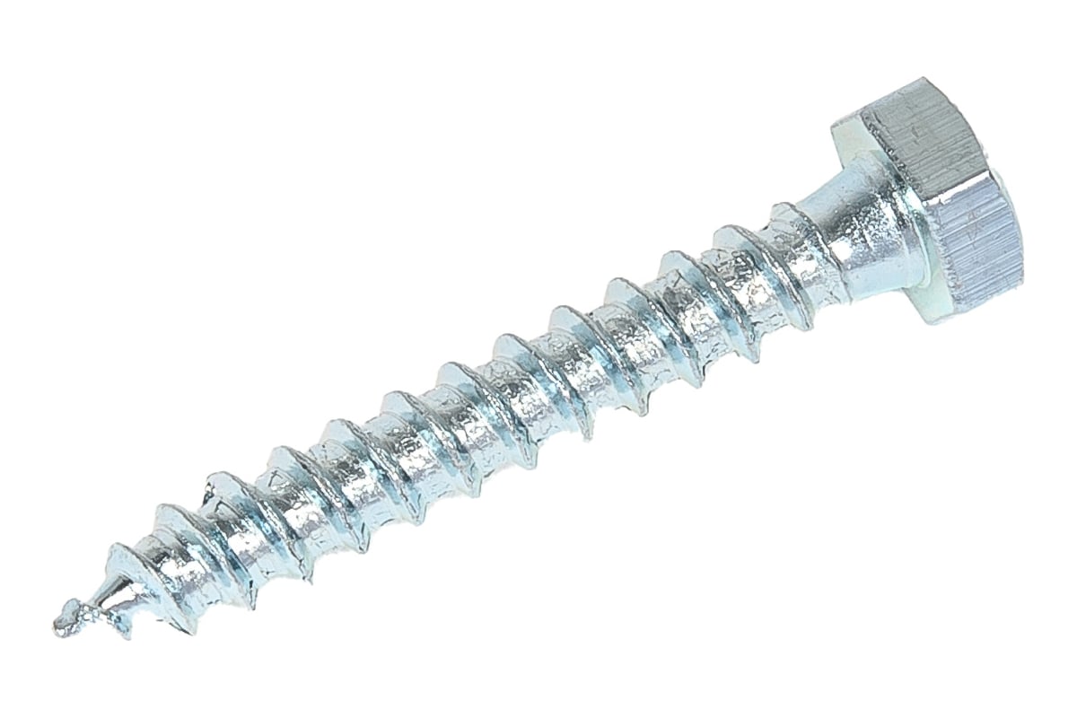 Шуруп "Глухарь" DIN 571 (болт сантехнический) 6х40 пакет (4шт) Стройметиз