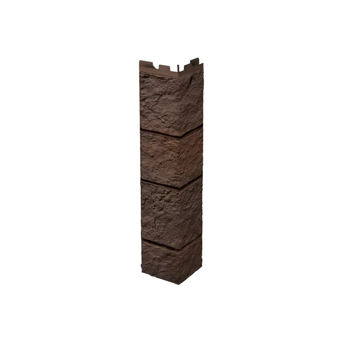Угол наружный "ТехноНИКОЛЬ" Песчаник Темно-коричневый 0,44м