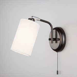 Светильник бра/металл черный-белый Е14 40W "EUROSVET" DUETTO 70072/1/007 - ev84607 - купить в АПлайн