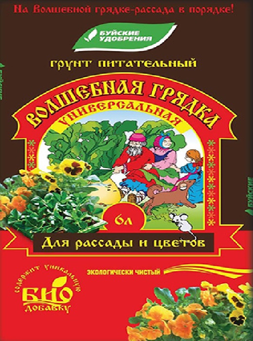 Грунт питательный Волшебная грядка 6л универсальный 5062050620- купить в АПлайн