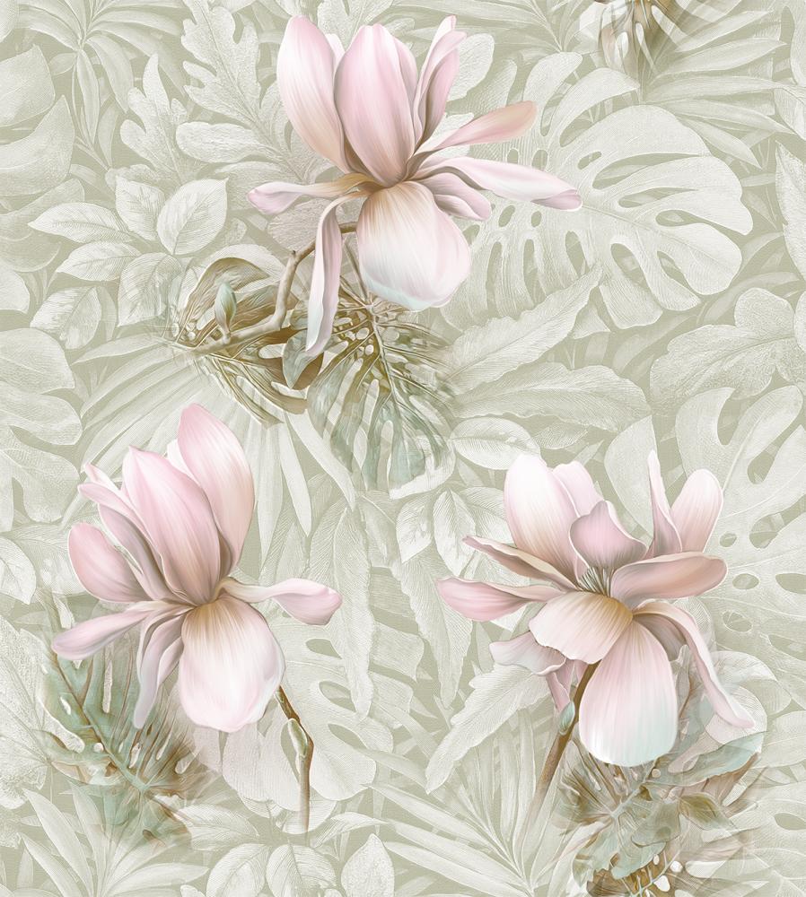 Обои виниловые горячего тиснения на флизелиновой основе МОФ Таити 1,06х10м 4242-4