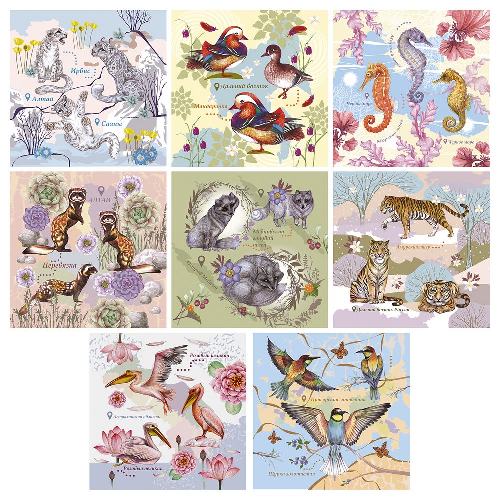 Подставка под горячее Исчезающая красота 14х14см МТ18-13