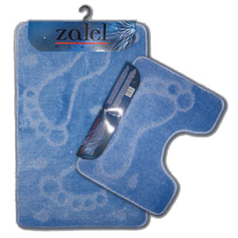 Набор ковриков для ванной "ZALEL" 55х85/90см 2ПРЕДМЕТА  (ВОРС  ОДНОТОН., ЦВЕТ В АССОРТИМЕНТЕ)  /052/