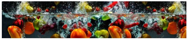 Панель-фартук Фрукты в воде 612 600х2000мм