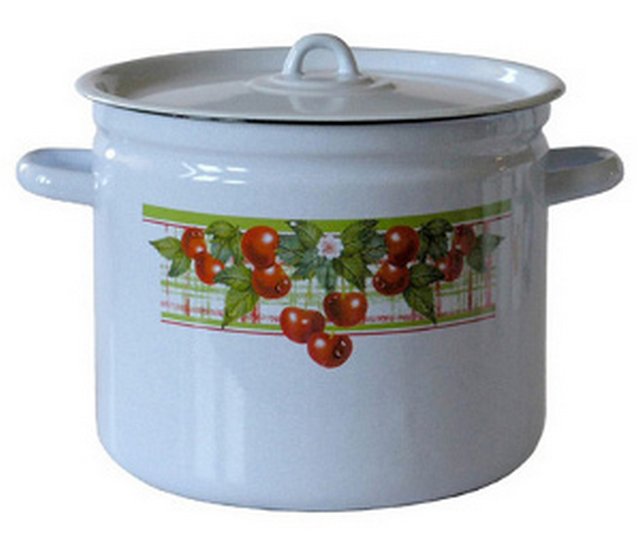 Кастрюля эмал. Лысьва 12л декор С1624/4С1624/4- купить в АПлайн