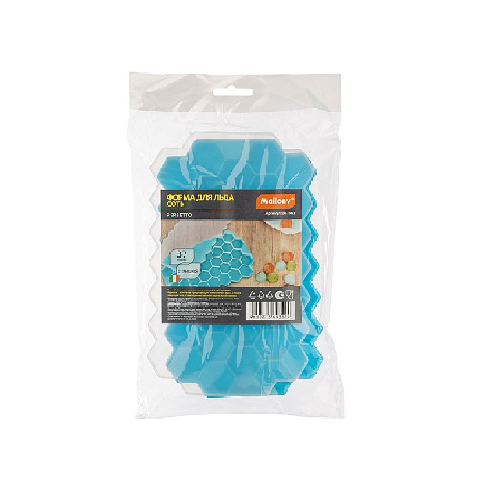 Форма для льда PERFETTO cоты 37 ячеек с крышкой 107661