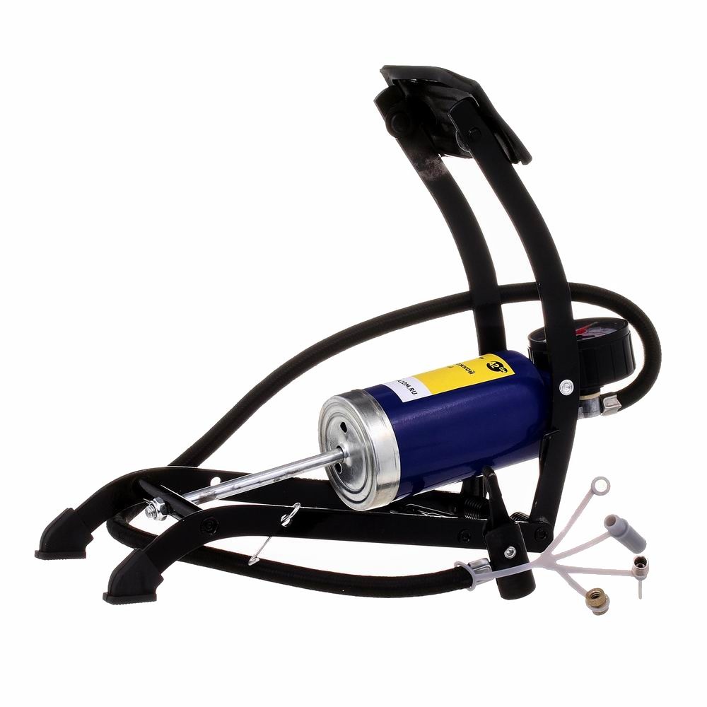 Насос ножной А2ДМ, манометр, армированный шланг 60см