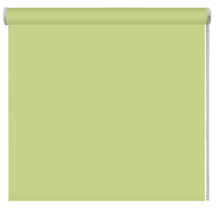 Штора рулонная универсальная с/з 80% Однотонный Лимон 120х160см 68424