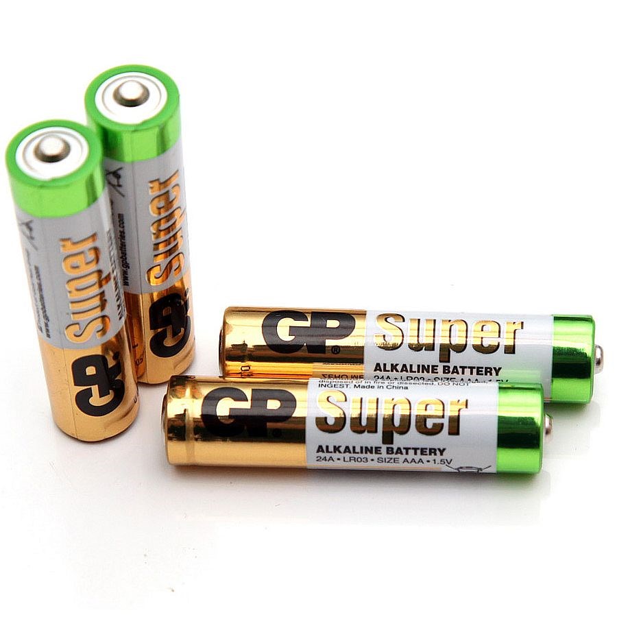 Элемент питания ААА алкалиновый (LR03) GP Super 24A-2CR4, 4шт.