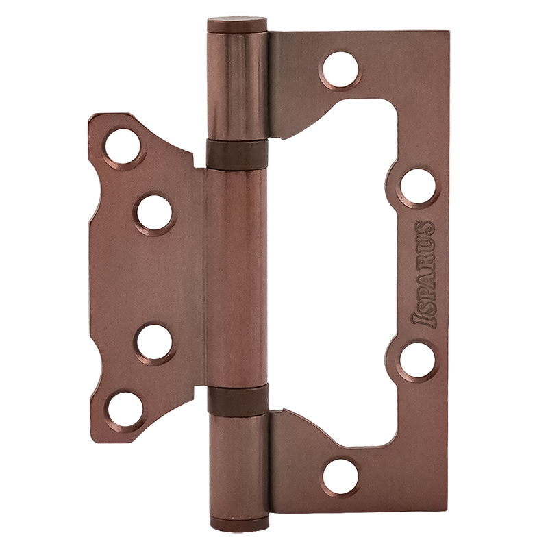 Петля накладная (бабочка) НОРА-М ISPARUS 800-4 100х75х2,5мм старая медь (2шт)