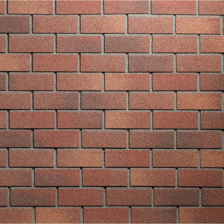 Плитка фасадная "ТехноНИКОЛЬ" HAUBERK Кирпич Террактовый 1х0,25м / упаковка - 2 кв.м