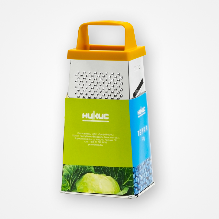 Терка четырехгранная Никис Т-1у 23см нерж. 33795