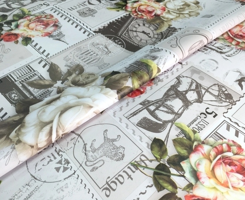Клеенка Print на тканевой основе 1,37х20м ST5507-1 GW 21584