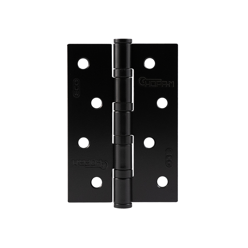 Петля врезная универсальная НОРА-М STD 4-2ВВ 100х75х2,5мм без колпачков графит (2 шт)