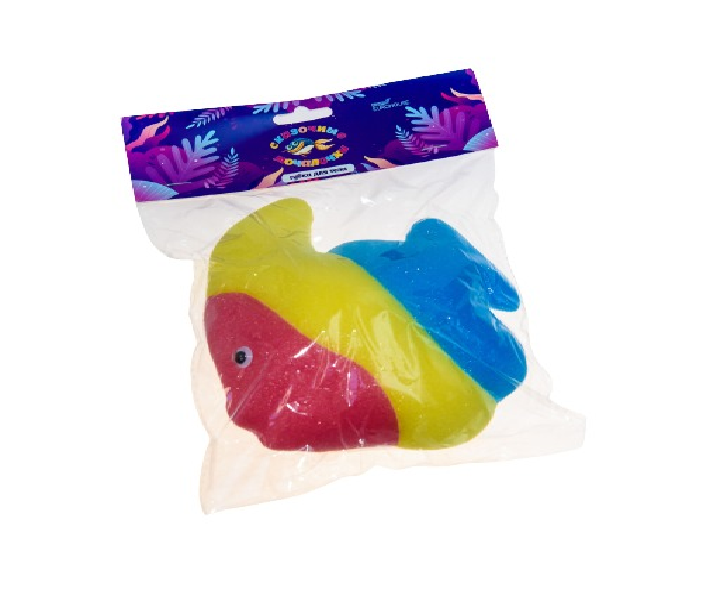 Губка для тела Рыбка  поролон 13729 