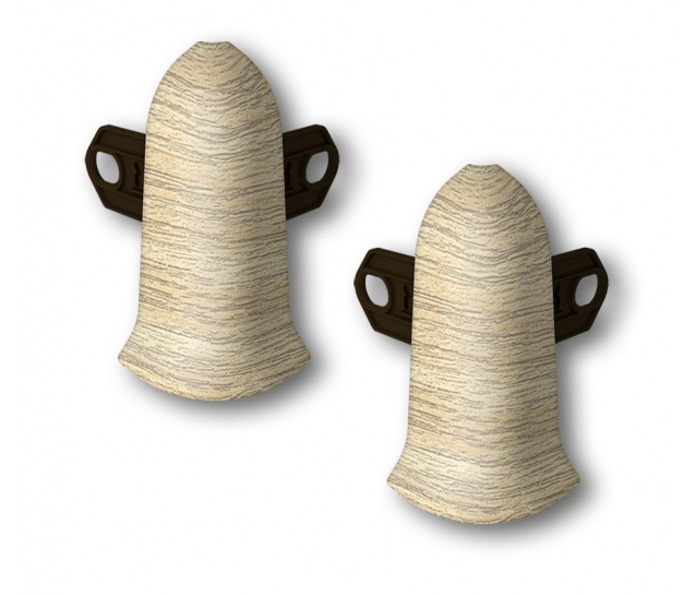 Угол нар. для плинтуса "Идеал Классик" 55мм (20 шт в уп.), 213 Дуб северный