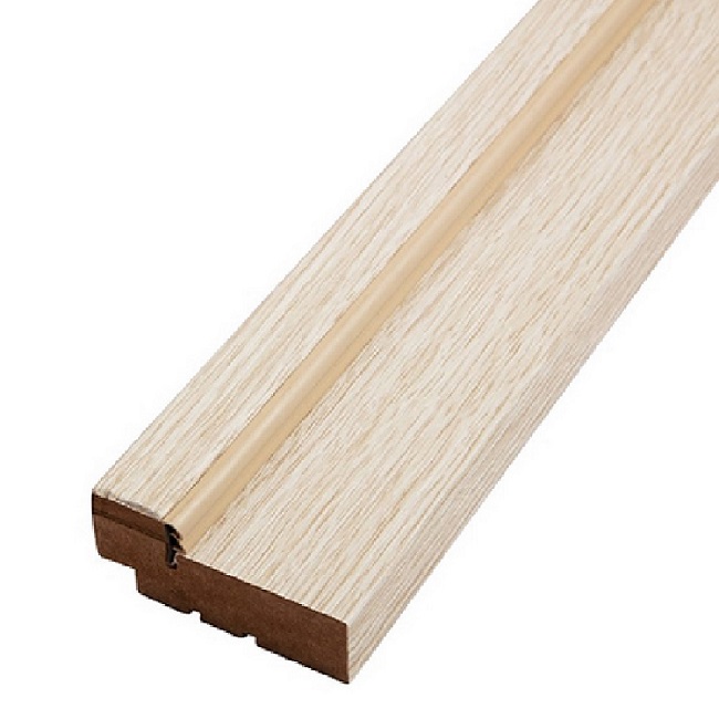 Коробочный брус телескопический 80х35х2070, Дуб бежевый вералинга (к двери Турин)