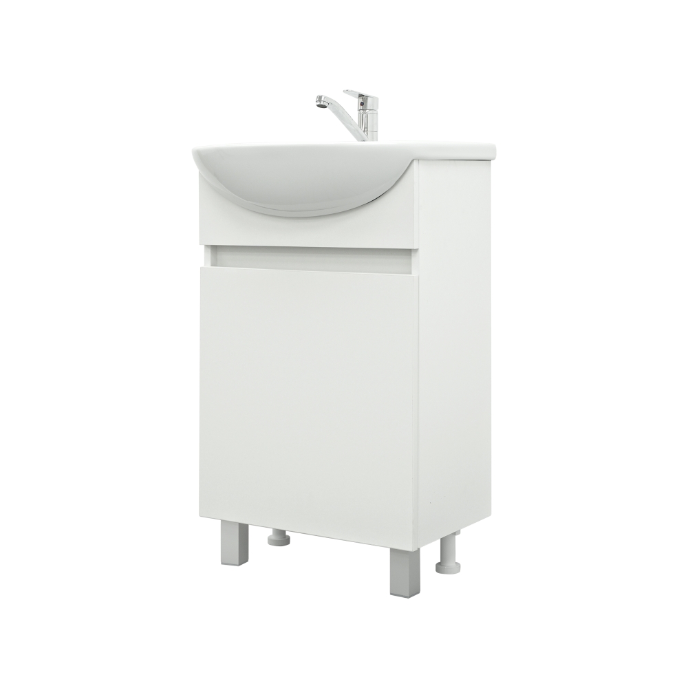 Тумба DORATIZ "Доминикана 50" белый с умывальником Арго-50