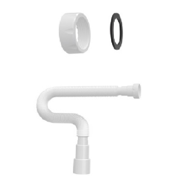 Гибкая труба с гайкой ZEGOR 70мм (диаметр 1 1/2) в растянутом состоянии 780мм G131-5