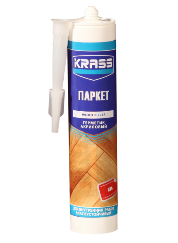 Герметик акриловый KRASS для дерева и паркета бук 300мл
