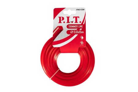 Леска для триммера звезда P.I.T. 15 м x 3,0 мм ATML01-P30M