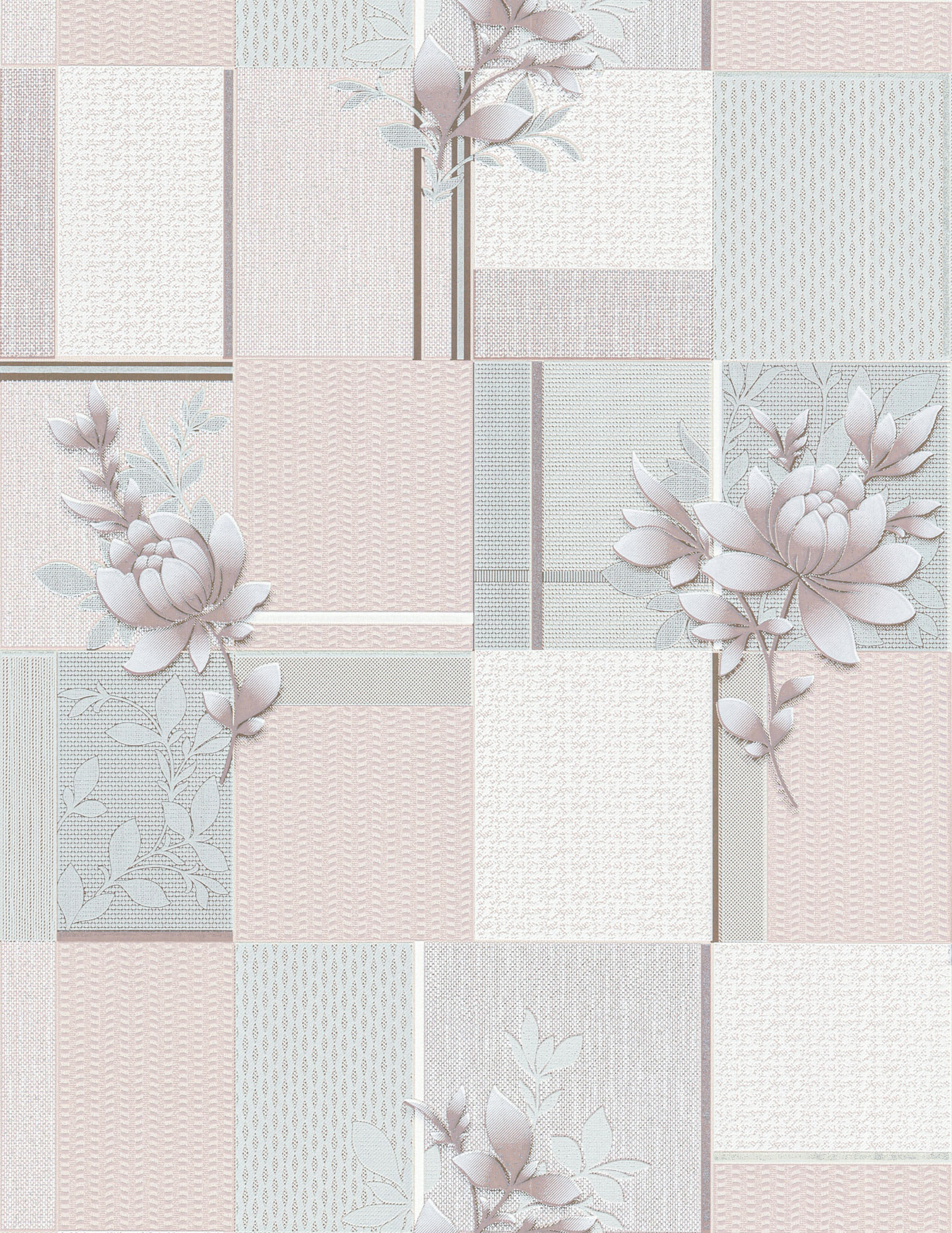 Обои виниловые на бумажной основе Vilia Панно 0,53х10м 1608-71