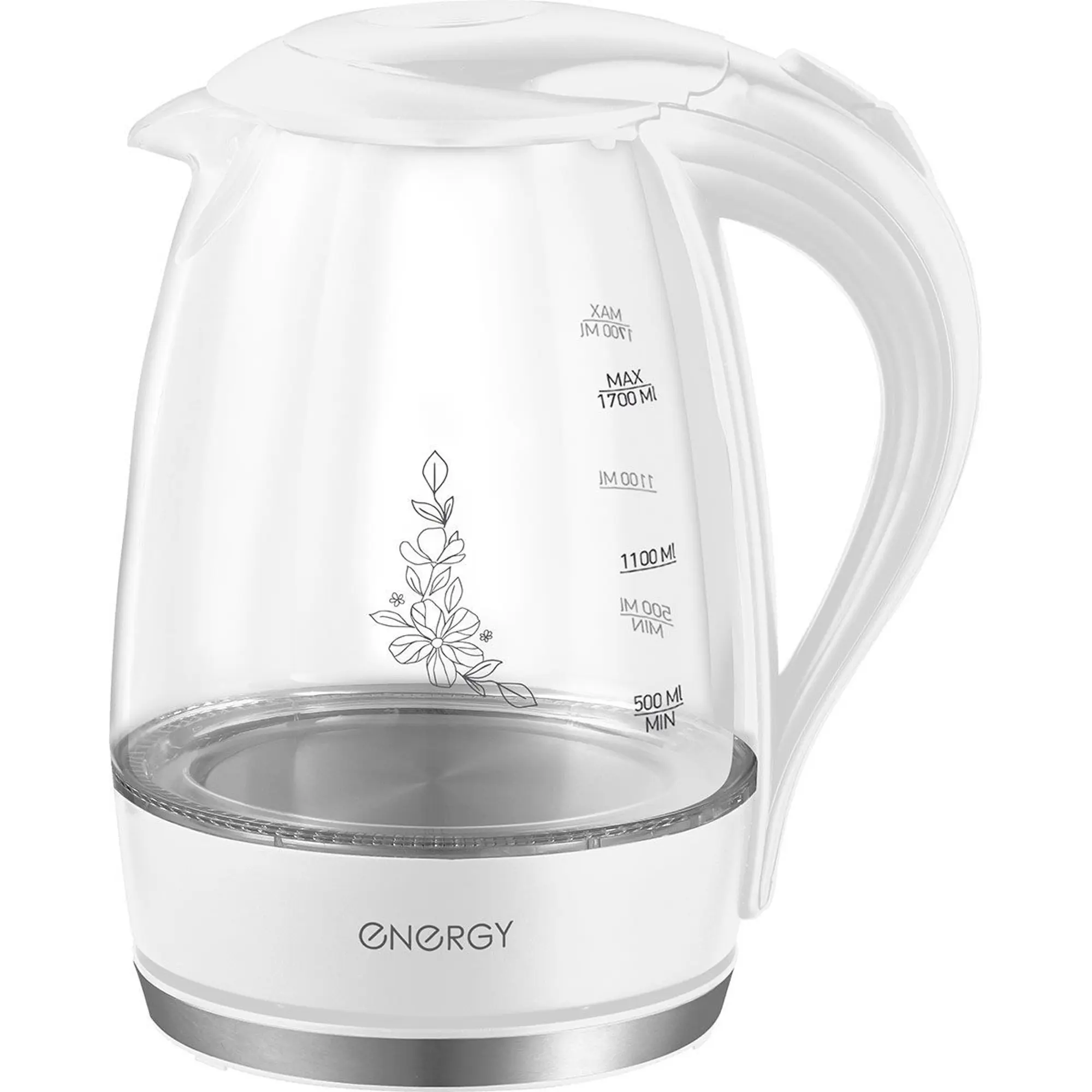 Чайник электрический ENERGY 1,7л белый E-262 164104