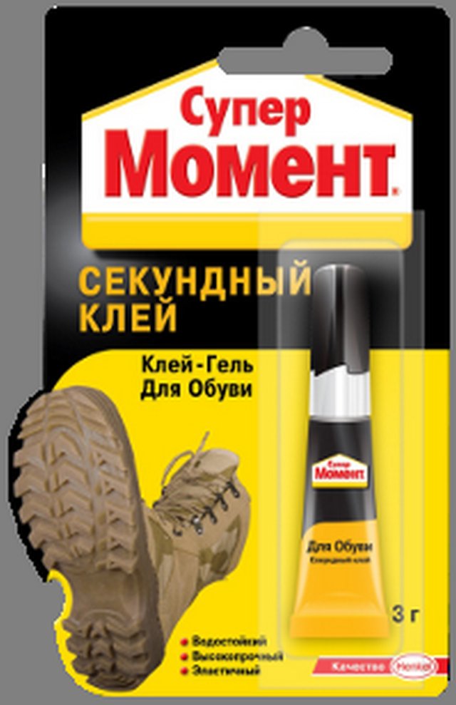 Клей секундный МОМЕНТ СУПЕР для обуви 3гр на блистере /1541578/