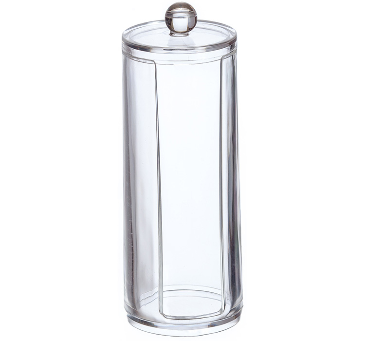 Контейнер для ватных дисков пласт. позрачный М1604