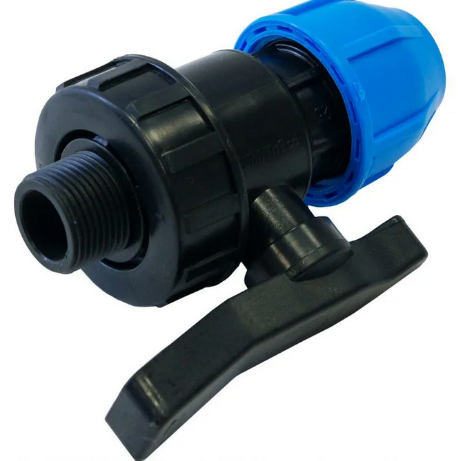 Кран ПНД 32 вн/нар резьба