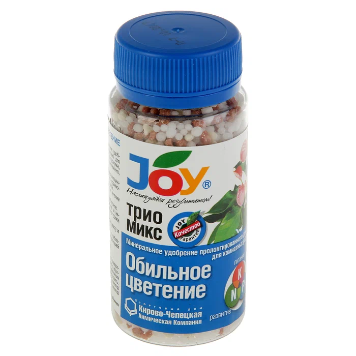 Удобрение JOY ТРИО МИКС обильное цветение 100гр- купить в АПлайн