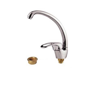 Смеситель для кухни LEMEN ОДНОР.(40) LB91420 утка(корпус латунь)гайка