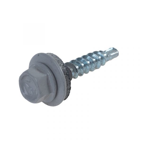 Саморезы кровельные RAL7004 4,8х51 серый (150шт) 420362