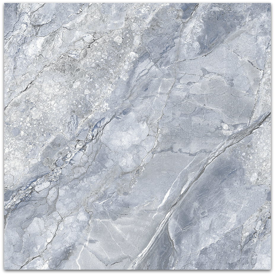 Керамогранит Ocean Gorgeous Blue голубой полированный 60x60см